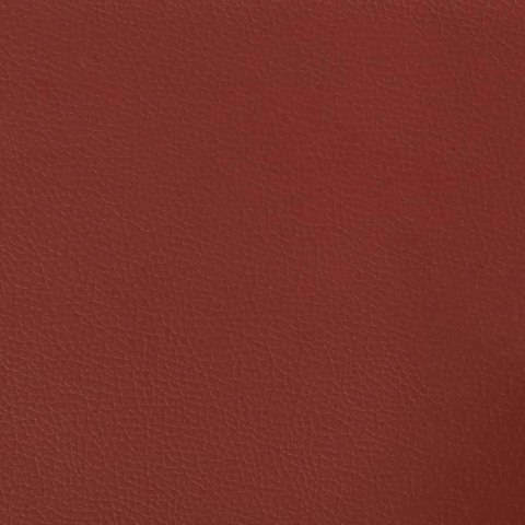 VidaXL Masujący fotel gamingowy, czarno-bordowy, sztuczna skóra