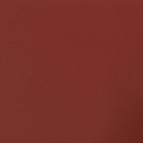 VidaXL Masujący fotel gamingowy z podnóżkiem, czarny i winna czerwień