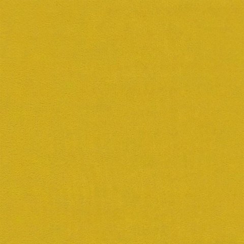 VidaXL Ławka, żółta, 110x76x80 cm, obita aksamitem