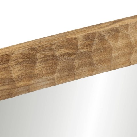 VidaXL Lustro łazienkowe, 50x70x2,5 cm, lite drewno mango i szkło