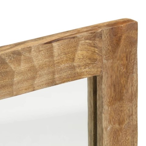 VidaXL Lustro łazienkowe, 50x70x2,5 cm, lite drewno mango i szkło