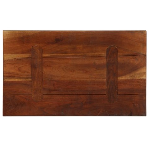 BLAT STOŁU 40X20X3,8CM PROSTOKĄTNY LITE DREWNO Z ODZYSKU