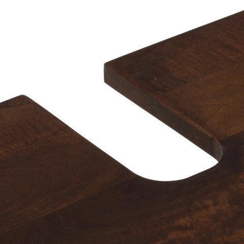 VidaXL Szafka pod umywalkę, 62x34x58 cm, brązowa, lite drewno mango