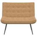 VidaXL Ławka Brązowa 110x74x84 cm Aksamit