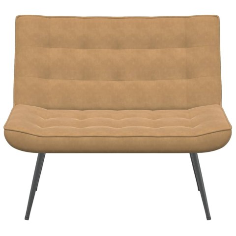 VidaXL Ławka Brązowa 110x74x84 cm Aksamit