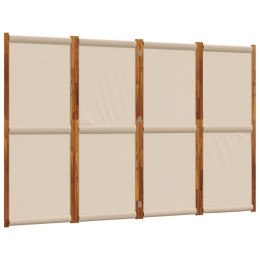 VidaXL Parawan 4-panelowy, taupe, 280x180 cm