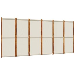 VidaXL Parawan 6-panelowy, jasnoszary, 420x180 cm