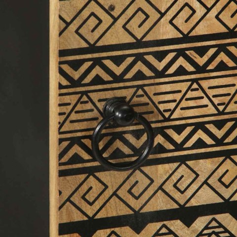 SZAFKA 40X33,5X110CM SUROWE LITE DREWNO MANGO