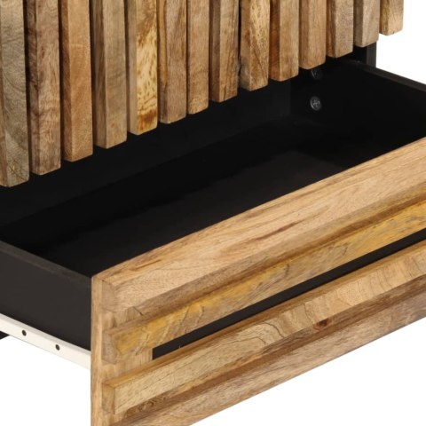 SZAFKA 60X34X100CM SUROWE DREWNO MANGO