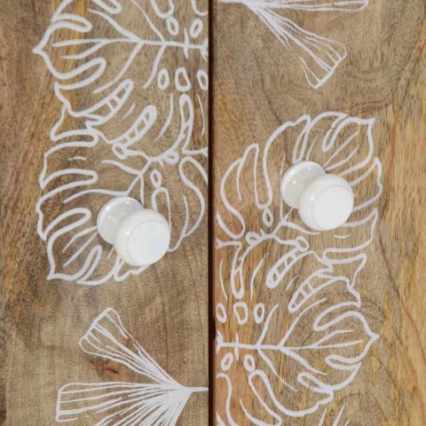 VidaXL Szafka pod umywalkę, 62x33x58 cm, lite drewno mango