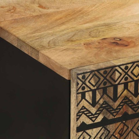 VidaXL Szafka wisząca do łazienki, 38x33,5x48 cm, lite drewno mango