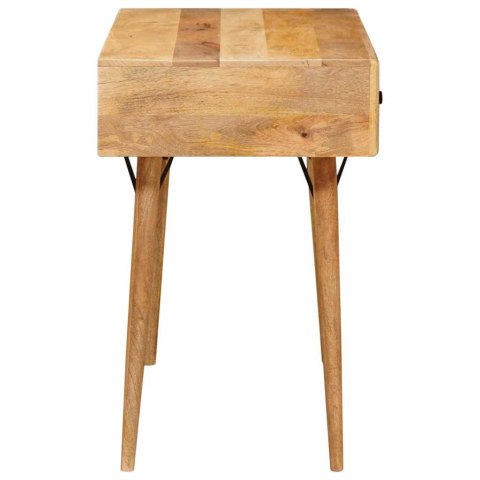 BIURKO DO PISANIA BRĄZOWY 110X55X76CM DREWNO Z MANGO