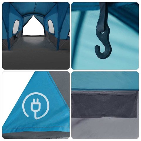 NAMIOT NIEBIESKI 680X510X210CM POLYESTER 185T Z POWŁOKĄ PU