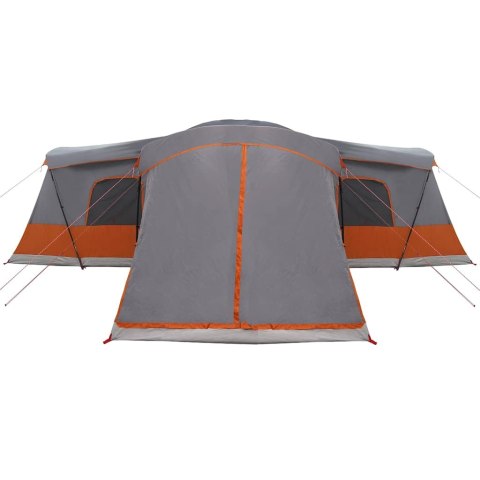 NAMIOT Z DACHEM SZARY I POMARAŃCZOWY 680X510X210CM