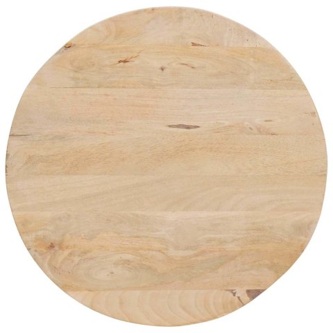 NESTING STOŁY KAWOWE 2 SZT. BIAŁY LITE DREWNO MANGO I STAL