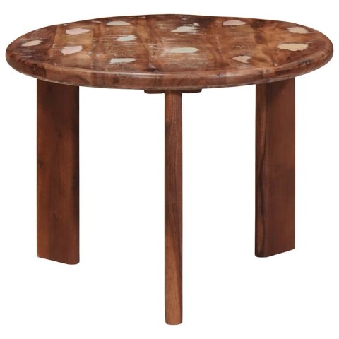 NESTING STOŁY KAWOWE 2 SZT WIELOKOLOROWE LITE ODZYSKANE DREWNO