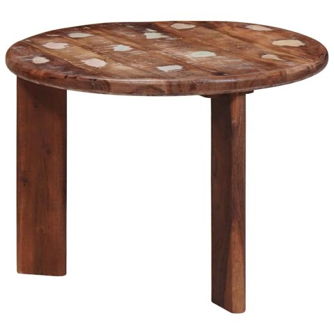 NESTING STOŁY KAWOWE 2 SZT WIELOKOLOROWE LITE ODZYSKANE DREWNO