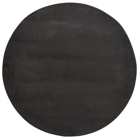 NESTING STOŁY KAWOWE 3 SZT. CZARNY LITE DREWNO MANGO I STAL