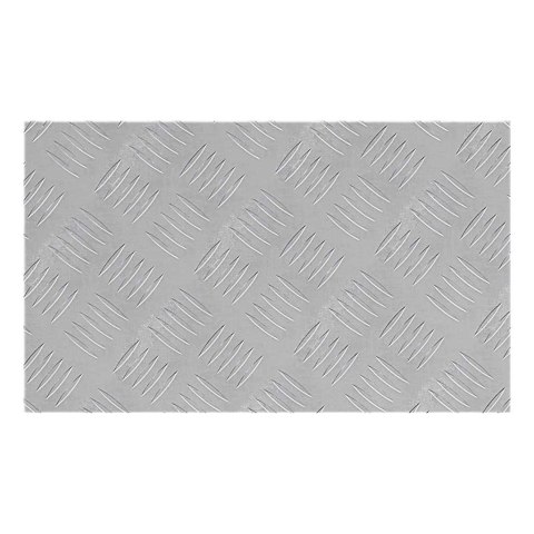 VidaXL Płytki w Szachownicę 2 pcs Srebrny 50 x 30 cm Aluminium