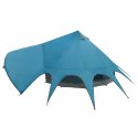 VidaXL Namiot Teepee z dachem Niebieski i szary 600 x 600 x 347 cm
