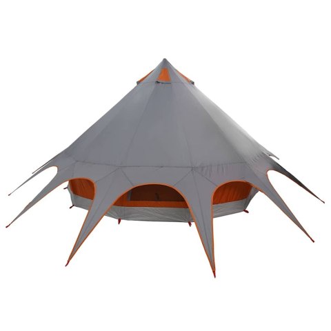 NAMIOT TEEPEE Z DACHEM SZARY I POMARAŃCZOWY 600X600X347CM