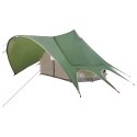 VidaXL Namiot Teepee z dachem Zielony i szary 600 x 600 x 347 cm