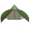 VidaXL Namiot Teepee z dachem Zielony i szary 600 x 600 x 347 cm