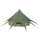 VidaXL Namiot Teepee z dachem Zielony i szary 600 x 600 x 347 cm