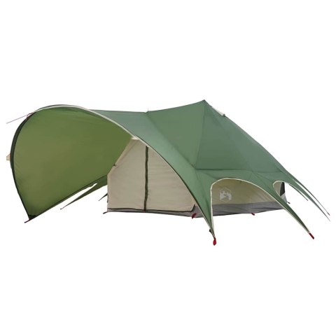 VidaXL Namiot Teepee z dachem Zielony i szary 600 x 600 x 347 cm