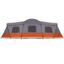 NAMIOT Z DACHEM SZARY I POMARAŃCZOWY 680X510X210CM