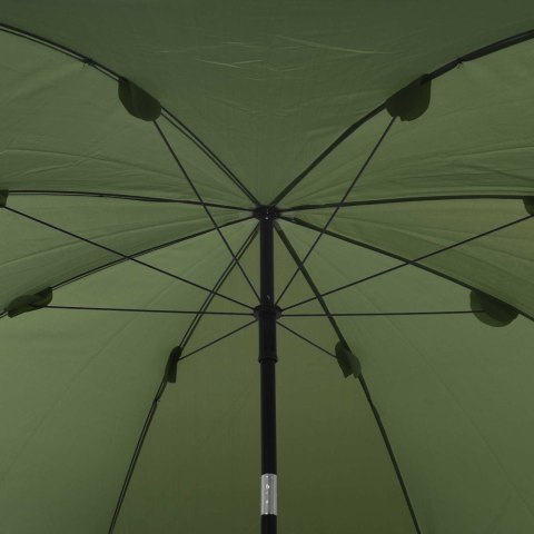 VidaXL Parasol wędkarski Żółta armia 240 x 210 cm Poliester Oxford