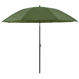 VidaXL Parasol wędkarski Żółta armia 300 x 240 cm Poliester Oxford