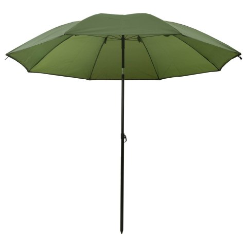 VidaXL Parasol wędkarski Żółta armia 300 x 240 cm Poliester Oxford