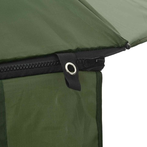 VidaXL Parasol wędkarski Żółta armia 300 x 240 cm Poliester Oxford