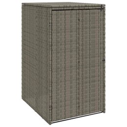 VidaXL Pojemnik na śmieci Szary 65 x 80 x 115 cm Polietylen