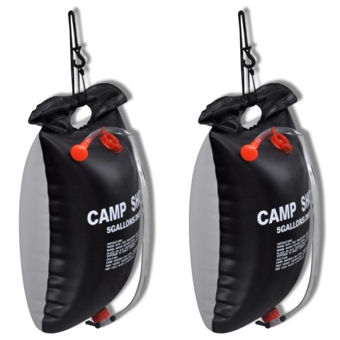 KEMPINGOWE PRYSZNICE SOLARNE 2 SZT 20 L