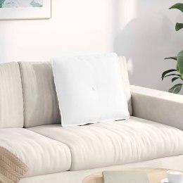 VidaXL Poduszka na plecy Biały 50 x 19 x 45 cm tkanina