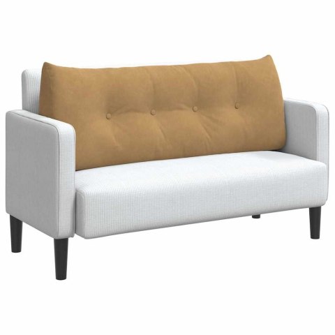 VidaXL Poduszka na plecy Brązowy 120 x 24 x 50 cm Aksamit