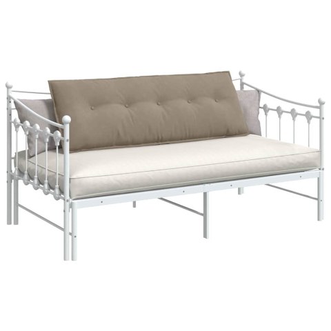 VidaXL Poduszka na plecy Ciemnoszary 140 x 50 cm Tkanina mikrofibrowa