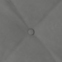 VidaXL Poduszka na plecy Ciemnoszary 80 x 50 cm Tkanina mikrofibrowa