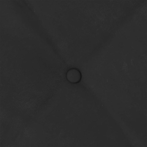 VidaXL Poduszka na plecy Czarny 50 x 45 cm Tkanina mikrofibrowa