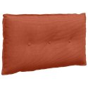 VidaXL Poduszka na plecy Czerwono-pomarańczowy 80 x 50 cm