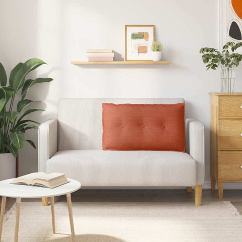 VidaXL Poduszka na plecy Czerwono-pomarańczowy 80 x 50 cm