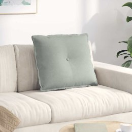 VidaXL Poduszka na plecy Jasnoszary 60 x 50 cm Tkanina sztruksowa