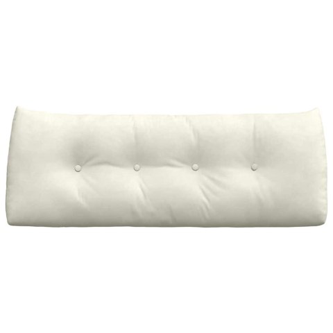 PODUSZKA NA PLECY KREMOWY 120X24X50CM AKSAMIT