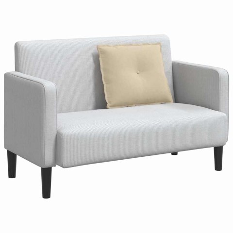 VidaXL Poduszka na plecy Kremowy 60 x 50 cm Tkanina mikrofibrowa