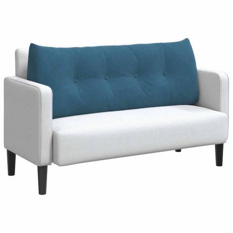 PODUSZKA NA PLECY NIEBIESKI 120X24X50CM AKSAMIT