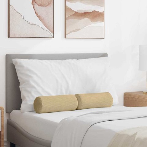 PODUSZKI WAŁKOWE 2 SZT SZARY ZIELONY Ø 15X40CM