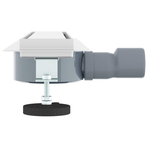 ODPŁYW PRYSZNICOWY2W1 Z SYFONEM 360° SREBRNY 50CM