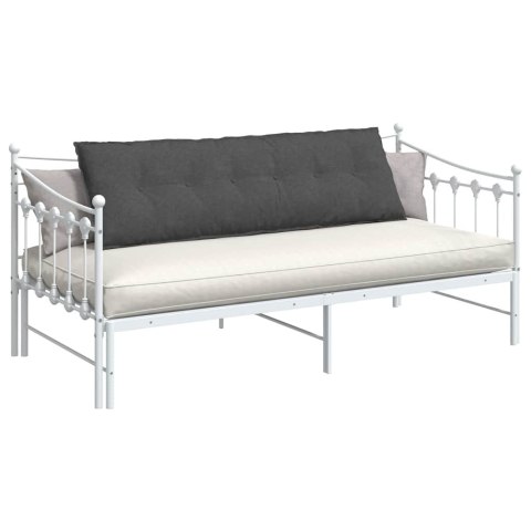 VidaXL Poduszka na plecy Ciemnoszary 160 x 50 cm Tkanina sztruksowa